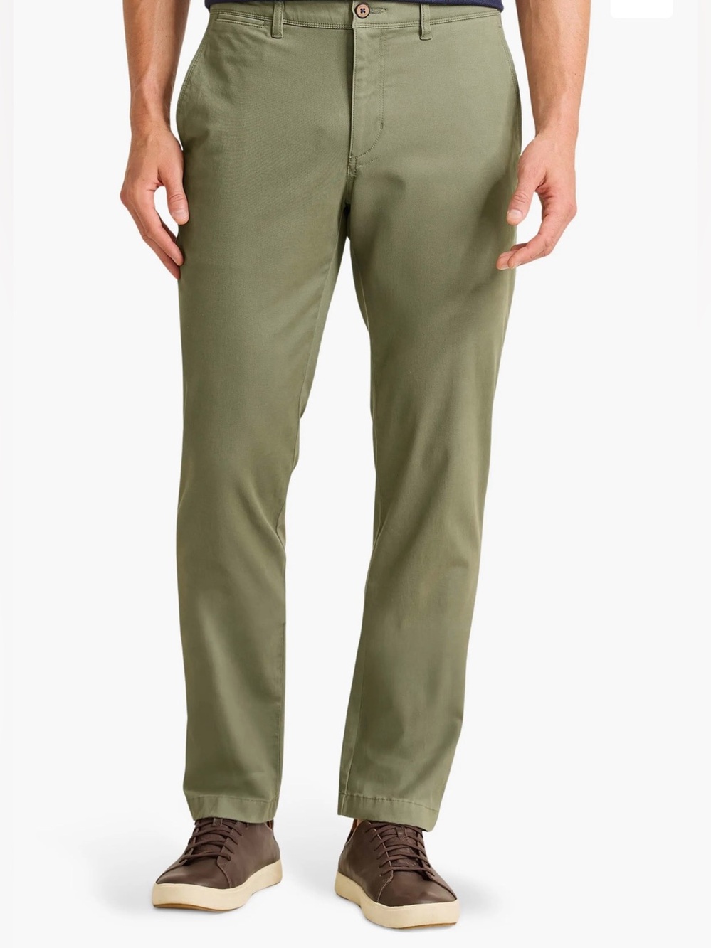 Polo Ralph Lauren Green Chino Pants Mens 42B/30 Flat Front Cotton Big & Tall